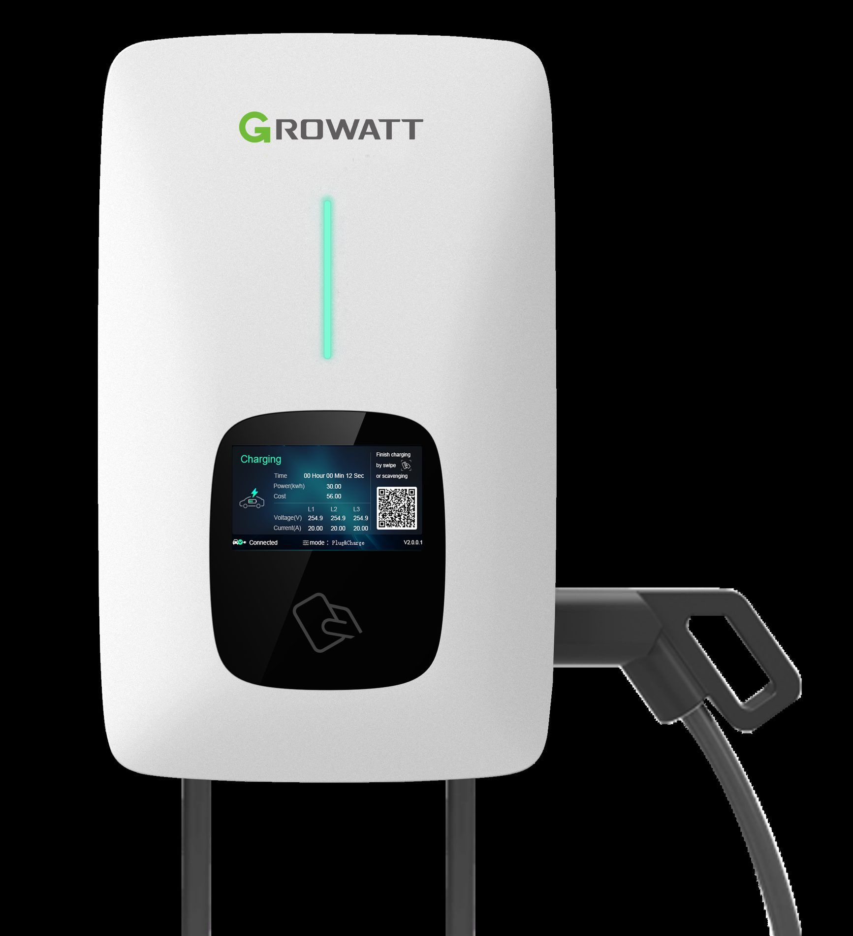 Alfen Eve Single Pro-line Growatt laadpaal | Compact Oplaadpunt voor Zakelijk Gebruik