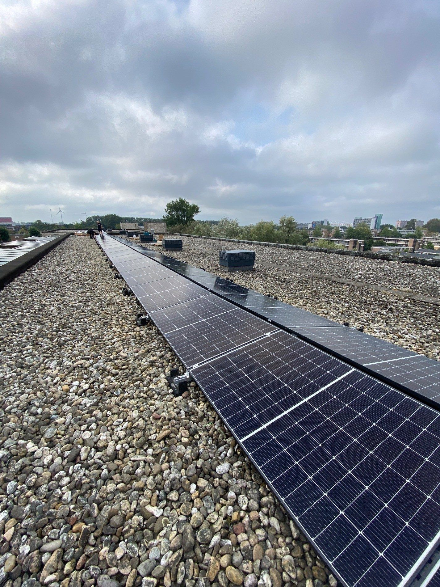 Zonnepanelen op het dak van Tuinderspad — 40 panelen